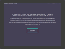 Tablet Screenshot of americanwebloansfast.com